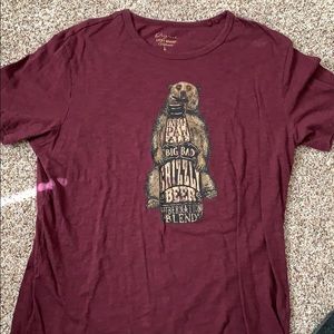 Lucky Brand Bear Graphic T